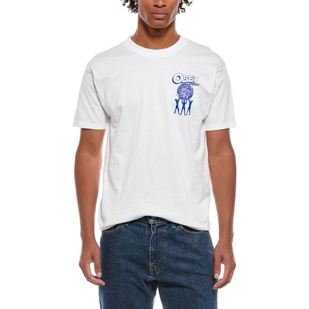 Obey Mens  T-Shirt, White
